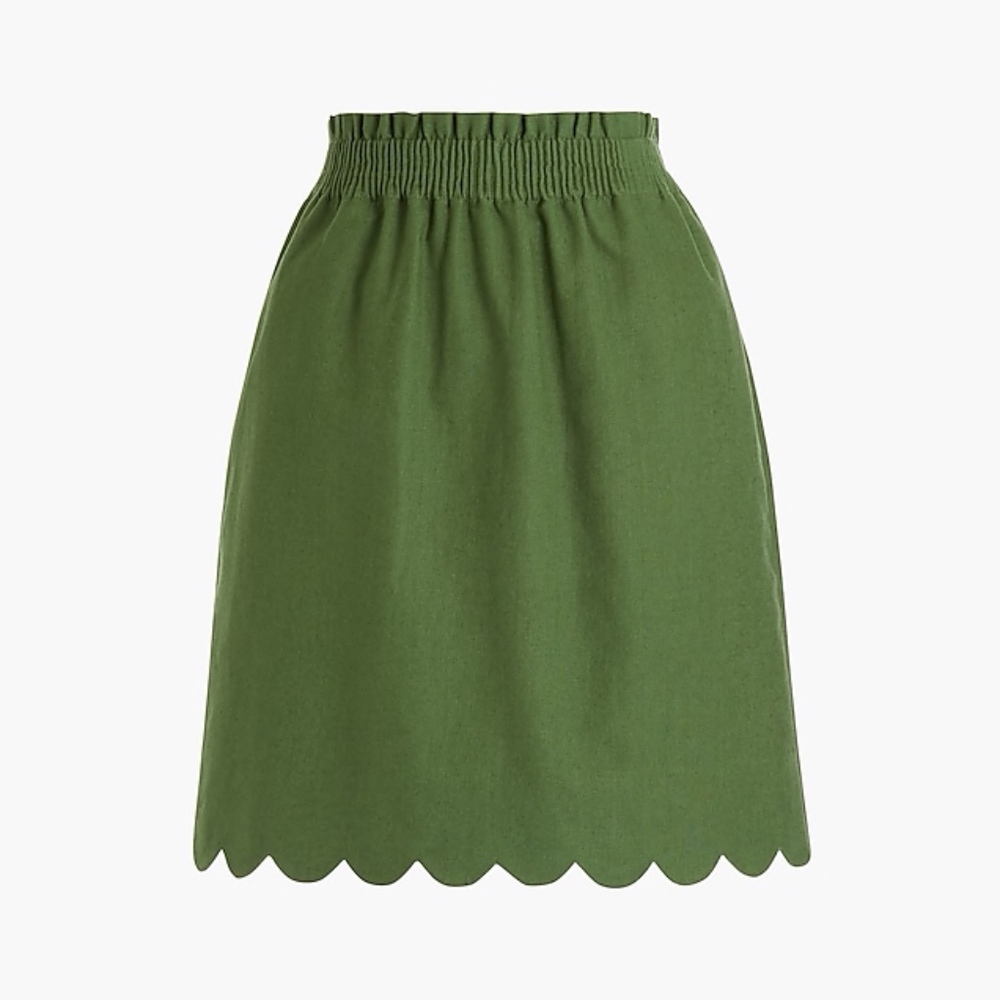 Jcrew Scalloped Sidewalk Skirt, size 4
